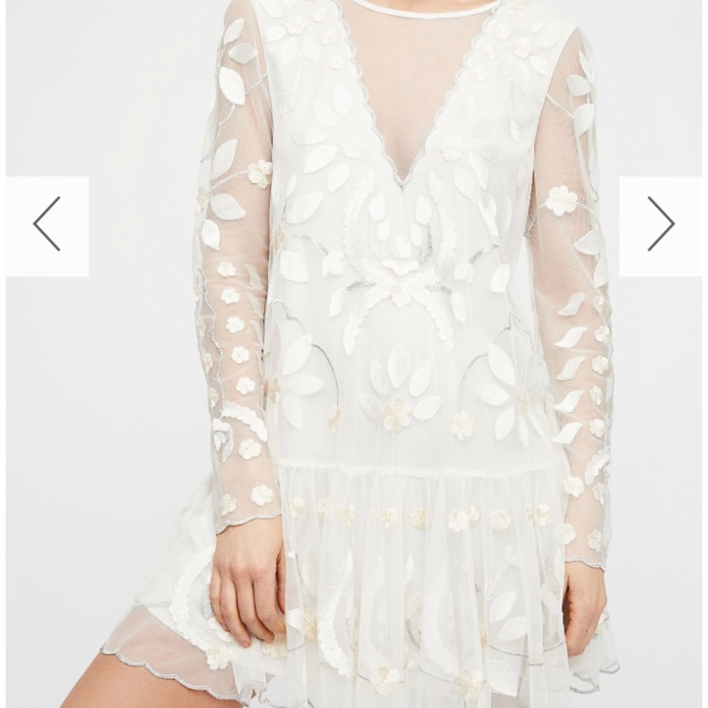 Free People Hearts Are Wild Mini Dress